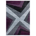 Manmade 7 ft. 10 in. x 10 ft. 6 in. Bristol Zine Plum Rectangle Area Rug MA2625539